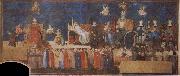 Ambrogio Lorenzetti Allegory of the Good Goverment oil painting on canvas